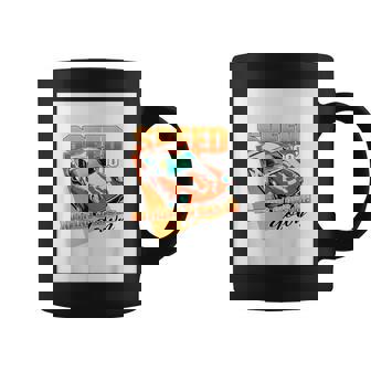 楽しいクールなレーシングカーイラスト コーヒーマグ - Kawaiitshirt