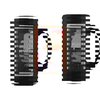 歌川広重 面白いtシャツ 名所江戸百景 絵画 アート メンズ 面白い 服 美術 グッズ 木版画 浮世絵 コーヒーマグ - Kawaiitshirt