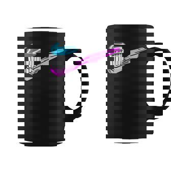 歯磨き粉付きピンク歯ブラシ コーヒーマグ - Kawaiitshirt