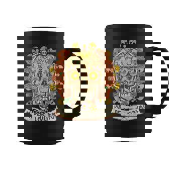 死者の日メキシカンシュガースカルフローラルセレブレーション コーヒーマグ - Kawaiitshirt