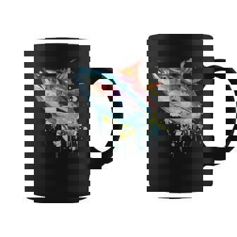 水彩 マグロ 魚 カラフル 海釣り 釣り コーヒーマグ - Kawaiitshirt