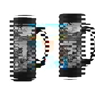 浮世絵 富士山 日本画 版画 名作 アート 絵画 メンズ レディース 面白い 服 美術 おもしろ コーヒーマグ - Kawaiitshirt