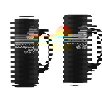 海tシャツ 浄土ヶ浜 波 夕陽 夏 デザイン 海好き 海水浴 旅行 サーファー 岩手県 宮古 メンズ レディース コーヒーマグ - Kawaiitshirt