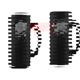 焼肉 カルビ 牛肉 焼肉定食 部位 面白い おもしろ ユーモア ギャグ お笑い コーヒーマグ - Kawaiitshirt