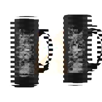 煙草を吸うネコ 猫 たばこ ねこ コーヒーマグ - Kawaiitshirt