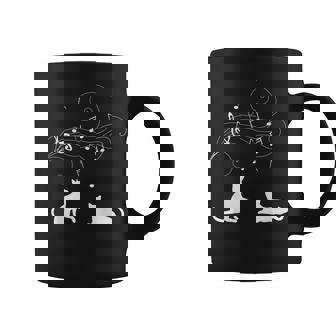 猫と音符 楽譜 音楽家 猫 音楽好き ギフト コーヒーマグ - Kawaiitshirt