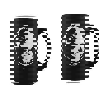 猫の陰陽相互接続 コーヒーマグ - Kawaiitshirt