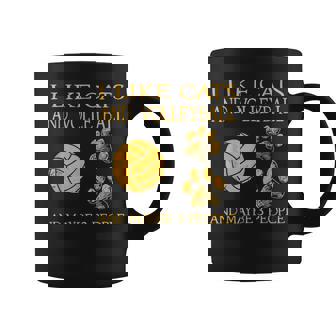 猫やバレーボールが好きで、3人もいるかもしれません。 コーヒーマグ - Kawaiitshirt