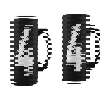 番号4 Fourports アスレチック チーム ジャージー バーシティ ユニフォーム コーヒーマグ - Kawaiitshirt