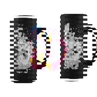 白 アニメ ドラゴン 美的 カワイイ コーヒーマグ - Kawaiitshirt