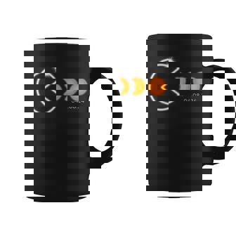 皆既日食 2024年4月8日 ファニーフェーズ トータリティ コーヒーマグ - Kawaiitshirt