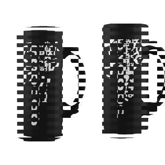 私の戦闘力は53万です 面白いレタリング T シャツ、男性、面白いホログラフィー カラー書道 コーヒーマグ - Kawaiitshirt