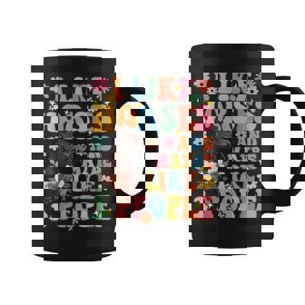 私は馬と3人が好きグルーヴィーな乗馬乗馬ライダー コーヒーマグ - Kawaiitshirt