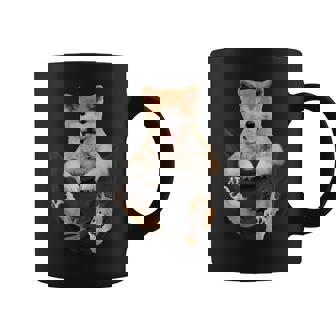 秋田愛好家のためのポケットの中の面白い秋田犬 コーヒーマグ - Kawaiitshirt