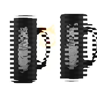 秋田犬健日本人胸ポケット犬オーナー コーヒーマグ - Kawaiitshirt