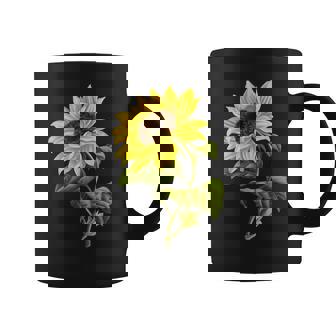 素敵なかわいいヒマワリの植物の花のアートワーク コーヒーマグ - Kawaiitshirt