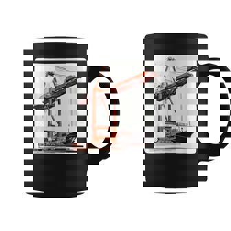 素晴らしいポートクレーン コンテナ船コスチューム コーヒーマグ - Kawaiitshirt
