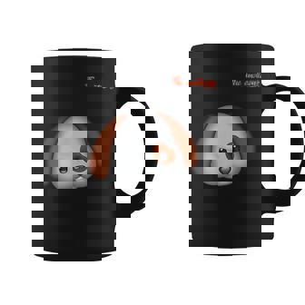 絵文字しかめっ面の怒った犬の顔 コーヒーマグ - Kawaiitshirt