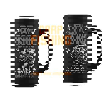 苦労をいとわないからこそのカープフィッシング コーヒーマグ - Kawaiitshirt