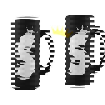 英文字 大文字 アルファベット モノグラム イニシャル キング クイーン クラウン コーヒーマグ - Kawaiitshirt