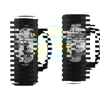 葛飾 北斎 信州諏訪湖 有名なヴィンテージアート スタイリッシュ コーヒーマグ - Kawaiitshirt