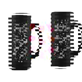 豚のかわいい刺しゅう 豚の恋人 コーヒーマグ - Kawaiitshirt