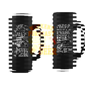 釣り人のための面白い釣りとビールの週末予報 コーヒーマグ - Kawaiitshirt