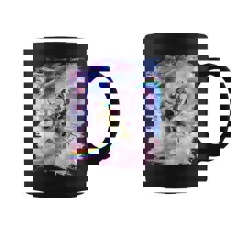 銀河 宇宙飛行士 猫 乗馬 虹 シャーク コーヒーマグ - Kawaiitshirt