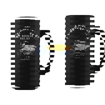 鎌倉 ジャパン おしゃれ クール サーフィン バイク オートバイ サーファー サーフボード コーヒーマグ - Kawaiitshirt