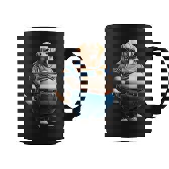 陽気なチャンキーラブラドールレトリバーtシャツ 太った犬愛好家向け コーヒーマグ - Kawaiitshirt