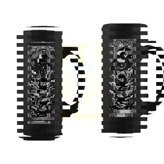 隠者タロットカード 箱に入った猫 神秘的なかわいい猫のタロットカード コーヒーマグ - Kawaiitshirt