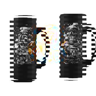 面白い サイケデリック 猿 宇宙飛行士 グラフィック メンズ コーヒーマグ - Kawaiitshirt