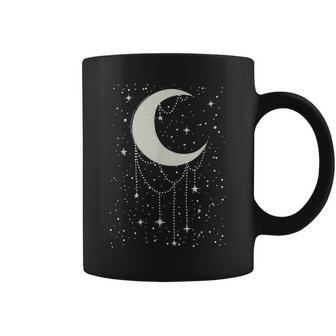 面白い 月 アート メンズ レディース キッズ 銀河 夜空 月 コーヒーマグ - Kawaiitshirt
