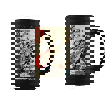 面白い 漫画 アニメ 日本美術 カワウソ ギターを弾く ロック コーヒーマグ - Kawaiitshirt