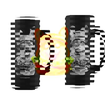 面白いtシャツ コーギー 犬 ハンバーガー メンズ 犬好き グッズ かわいい おもしろ 面白い 服 ネタ コーヒーマグ - Kawaiitshirt