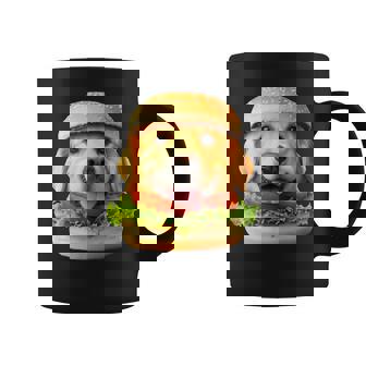 面白いtシャツ ゴールデンレトリバー 犬 ハンバーガー メンズ グッズ かわいい おもしろ 面白い 服 ネタ コーヒーマグ - Kawaiitshirt