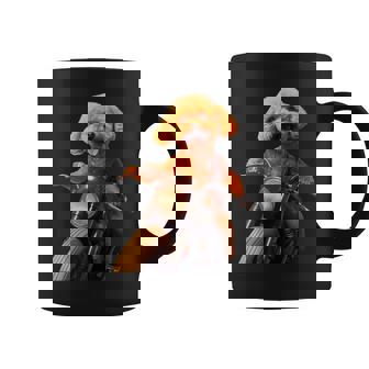 面白いtシャツ トイプードル バイク イヌ メンズ 犬好き グッズ かわいい おもしろ 面白い 服 ネタ コーヒーマグ - Kawaiitshirt