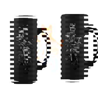 面白いtシャツ フレンチブルドッグ バイク イヌ メンズ 犬好き グッズ おもしろ 面白い 服 ネタ コーヒーマグ - Kawaiitshirt