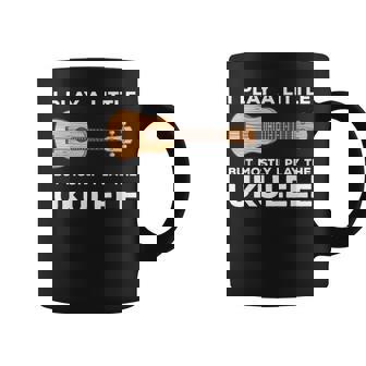 面白いウクレレ服ギターワードプレイ コーヒーマグ - Kawaiitshirt