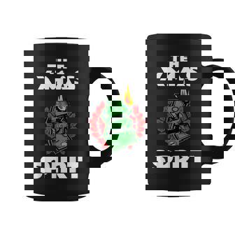 面白いクリスマス「The Xmaspirit」グラフィック コーヒーマグ - Kawaiitshirt