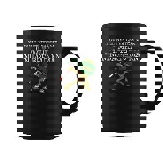 面白いクリスマス忍者ジンジャーブレッドマン コーヒーマグ - Kawaiitshirt