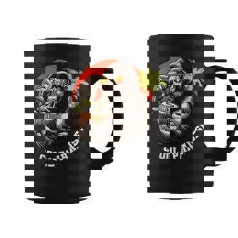 面白いゴリラココナッツグラフィックデザインギフトアイデア コーヒーマグ - Kawaiitshirt