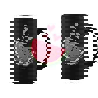 面白いスイカ ハワイアンビーチバケーション ラブスイカ コーヒーマグ - Kawaiitshirt