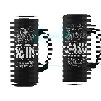 面白いスケートグラフィック I've Got 99 Problems コーヒーマグ - Kawaiitshirt