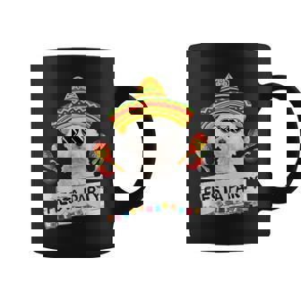 面白いパーティー かわいいビション・フリーゼ ソンブレロ サングラス コーヒーマグ - Kawaiitshirt