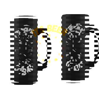 面白いビールoクロックティー。ナショナルビールデー、父の日に。 コーヒーマグ - Kawaiitshirt