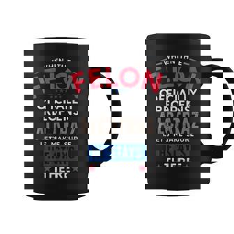 面白い反トランプ・フェロン・アルカトラズ コーヒーマグ - Kawaiitshirt