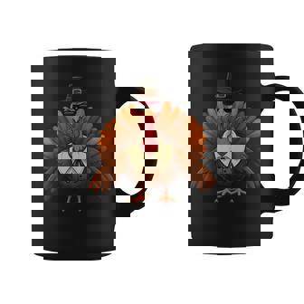 面白い感謝祭の七面鳥とサングラス皮肉なディナー コーヒーマグ - Kawaiitshirt