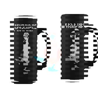 面白い鳥の贈り物女性男性アオアシカツオドリ コーヒーマグ - Kawaiitshirt