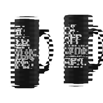 食べる睡眠溶接リピート溶接機 コーヒーマグ - Kawaiitshirt